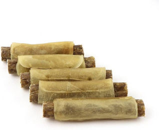 DOGBOSS DOGBOSS 100% Natur gefüllte Kaurollen, hergestellt in EU 5er Set Ente Apfel 13 cm, Snack für: Hunde – Bild 1 von 5