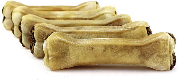 Produktbild von DOGBOSS Kauspielzeug DOGBOSS Kauknochen 100% Natur mit Cistus Incanus und Hähnchen, 5er Set