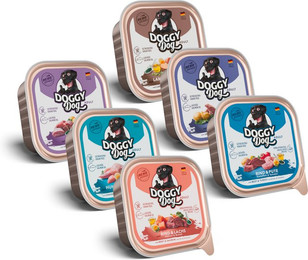Produktbild von DOGGY Dog Adult Nassfutter Mixpaket - 24 x 150 g