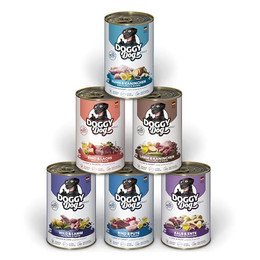 Produktbild von DOGGY Dog Adult Nassfutter Mixpaket - 6 x 400 g