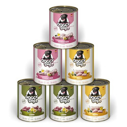 Produktbild von DOGGY Dog Paté Mix Sensitive Nassfutter für Hunde - 6 x 800 g