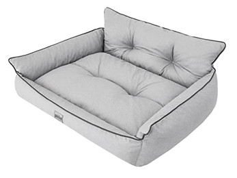 Produktbild von DOGGY Hundebett Haustierbett Gesteppt Ökoleinen L 64x49 cm