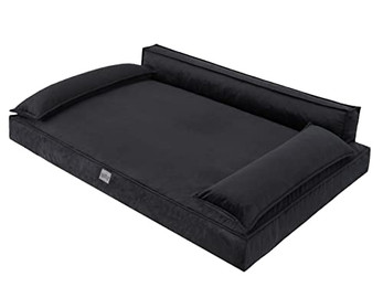 Produktbild von DOGGY Hundebett Hundesofa Schwarz 120x77 cm