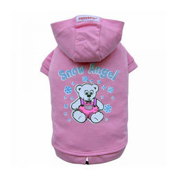Produktbild von DoggyDolly Hunde Hoodie Snow Angel Altrosa XXL