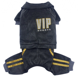 Produktbild von DoggyDolly Hunde Jogging Overall VIP Anthrazit XXS