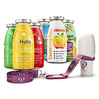 Produktbild von Doggyroller mit Silikonhalterung und 6er Probierset SmoothieDog Hundesmoothie - 7 x 250 ml