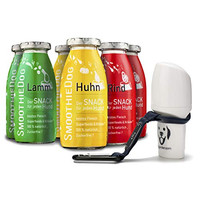 Produktbild von Doggyroller mit SmoothieDog Hundesmoothie 6er Mix Klassik - 6 x 250 ml