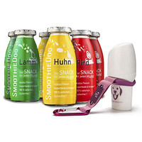 Produktbild von Doggyroller mit SmoothieDog Hundesmoothie 6er Mix Klassik - 6 x 250 ml