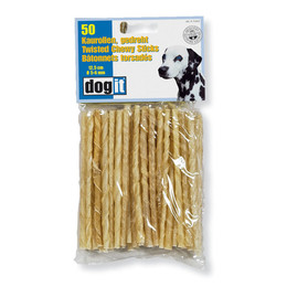 Produktbild von dogit Kaurollen gedreht 0,5/12,5cm - 50 Stk