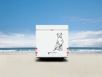 Produktbild von Dogo Argentino Wohnmobil Aufkleber