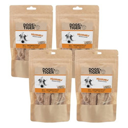 Produktbild von Dogs'n Tiger Adult Hundesnacks Päuschen gefriergetrocknete Entenbrust - 4 x 80 g