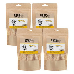 Produktbild von Dogs'n Tiger Adult Hundesnacks Päuschen gefriergetrocknete Hühnchenbrust - 4 x 80 g