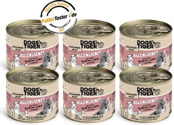 Produktbild von Dogs’n Tiger Adult Katzenfutter Allerliebst mit Rind, Leber und Kürbis - 6 x 200 g