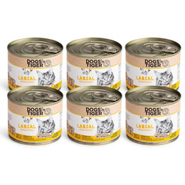 Produktbild von Dogs’n Tiger Adult Labsal Nassfutter für ältere Katzen - 6 x 200 g