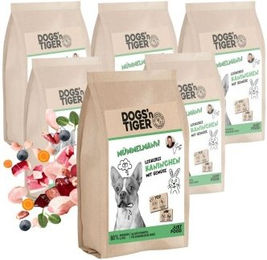 Dogs'n Tiger Adult Mümmelmann Kaninchen & Pute mit Gemüse 6x2 kg – Bild 1 von 3