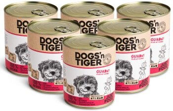 Produktbild von Dogs’n Tiger Adult Premium Hundefutter Guadn - 6 x 800 g