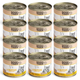 Produktbild von Dogs’n Tiger Adult Premium Katzen Nassfutter Leibspeise Huhn - 12 x 200 g
