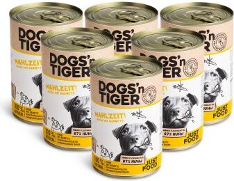 Produktbild von Dogs’n Tiger Adult Premium Nassfutter für Hunde - 6 x 400 g