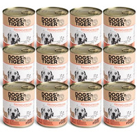 Produktbild von Dogs’n Tiger Adult Premium Nassfutter für Hunde Gaumenfreude - 12 x 800 g