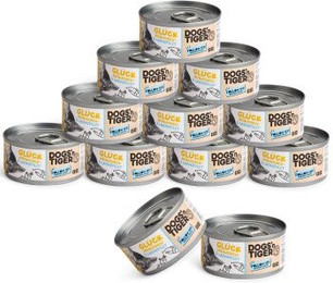Produktbild von Dogs’n Tiger Adult Premium Nassfutter für Katzen Glück mit Huhn & Lachs - 12 x 70 g