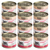 Produktbild von Dogs’n Tiger Adult Premium Nassfutter für Katzen mit 70% Rind - 12 x 200 g