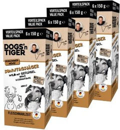 Dogs'n Tiger Dogsn Tiger Sonntagsjäger Multibox Wild &Geflügel 24x150 g – Bild 1 von 3
