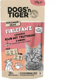 Produktbild von Dogs'n Tiger Dose 125g Katzennassfutter 24 x 125 Gramm Firlefanz