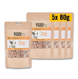 Produktbild von Dogs'n Tiger Fatzke Ente - 5 x 80 g