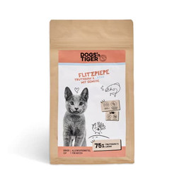 Produktbild von Dogs’n Tiger Flitzpiepe Kitten Trockenfutter Lachs & Truthahn - 2 x 1,5 kg