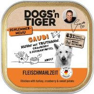 Dogs'n Tiger Gaudi Schale Huhn & Truthahn 10x150 g – Bild 1 von 3