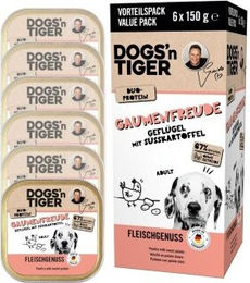 Dogs'n Tiger Gaumenfreude Multibox Geflügel 6x150 g – Bild 1 von 3