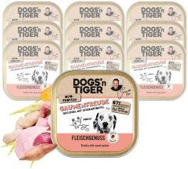 Dogs'n Tiger Gaumenfreude Schale Geflügel 10x150 g – Bild 1 von 3