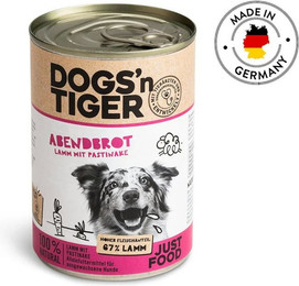 Produktbild von Dogs'n Tiger Hund 12 x 400g Dose Abendbrot Sparpaket