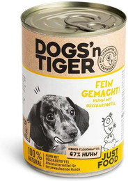 Produktbild von Dogs'n Tiger Hund 12 x 400g Dose Fein gemacht Sparpaket