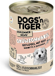 Produktbild von Dogs'n Tiger Hund 12 x 400g Dose Grünschnabel Sparpaket