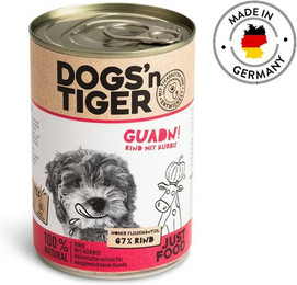 Produktbild von Dogs'n Tiger Hund 12 x 400g Dose Guadn Sparpaket