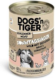 Produktbild von Dogs'n Tiger Hund 12 x 400g Dose  Sonntagsjäger Sparpaket