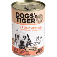 Produktbild von Dogs'n Tiger Hundenassfutter Gaumenfreude Geflügel mit Süßkartoffel - 6 x 400 g