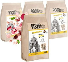 Dogs'n Tiger Junior Federchen Huhn & Gemüse 4x2 kg – Bild 1 von 3