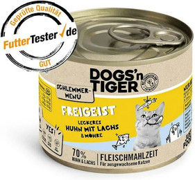 Produktbild von Dogs'n Tiger Katze 12 x 200g Dose Freigeist Cat Sparpaket