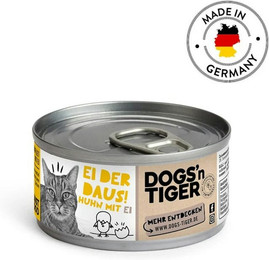 Produktbild von Dogs'n Tiger Katze 12 x 70g Dogs'n Tiger Ei der Daus! Cat Sparpaket 24xx70g