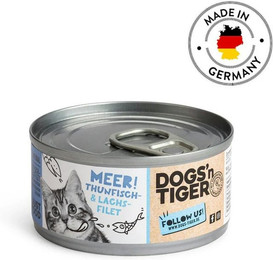 Produktbild von Dogs'n Tiger Katze 12 x 70g Dogs'n Tiger Meer! Cat Sparpaket 24xx70g