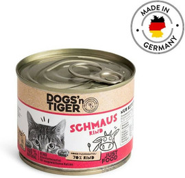 Produktbild von Dogs'n Tiger Katze Premium 12 x 200g Dose Schmaus Sparpaket