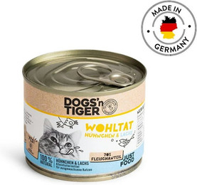 Produktbild von Dogs'n Tiger Katze Premium 12 x 200g Wohltat Sparpaket