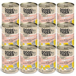 Produktbild von Dogs'n Tiger Katzennassfutter Frohsinn mit Huhn und Kürbis - 12 x 400 g