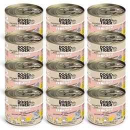 Produktbild von Dogs'n Tiger Katzennassfutter Frohsinn mit Huhn und Kürbis - 12 x 200 g