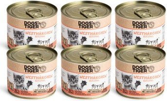 Produktbild von Dogs'n Tiger Nesthäkchen Kitten Nassfutter mit 70% Geflügel - 6 x 200 g