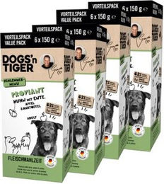 Dogs'n Tiger Proviant Multibox Huhn & Ente 24x150 g – Bild 1 von 3