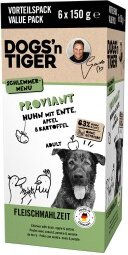 Dogs'n Tiger Proviant Multibox Huhn & Ente 6x150 g – Bild 1 von 3