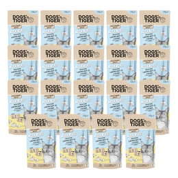 Produktbild von Dogs’n Tiger Schlemmermenü Adult Nassfutter für Katzen Allerlei Lachs Ei Kürbis - 24 x 125 g